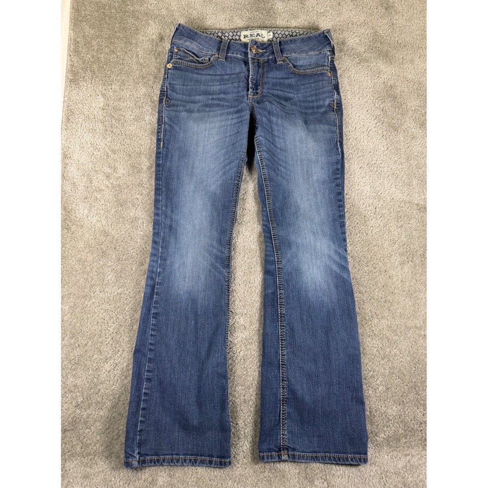 Ariat Real Denim Perfect Rise Bootcut Jeans Medium Wash Blue Size 29S